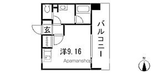ガレリア東新宿の間取り