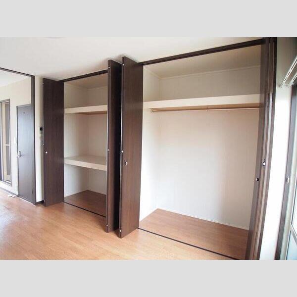 収納　写真は同タイプのお部屋のものです。