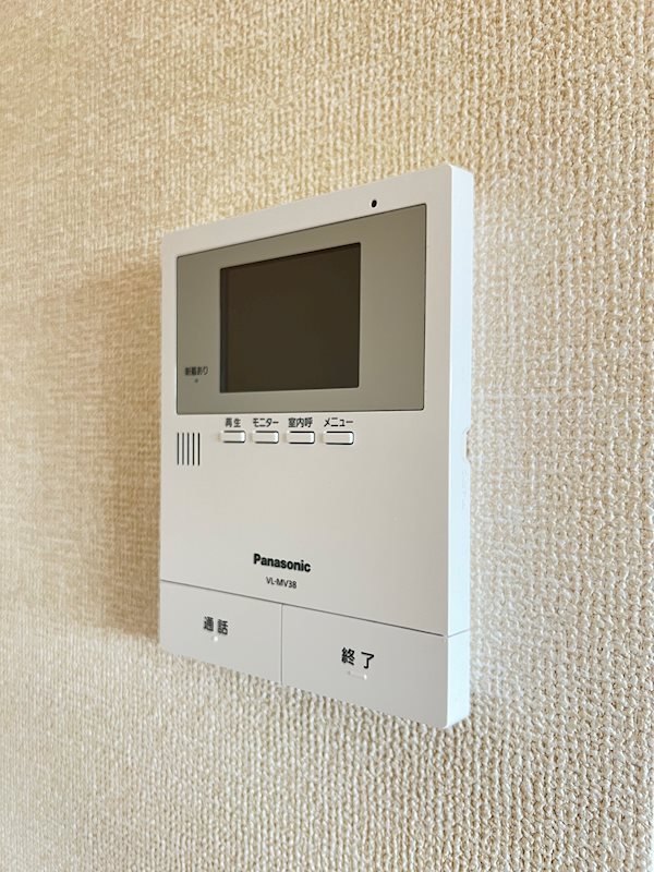 セキュリティ　相手の顔が見えて安心ですね。