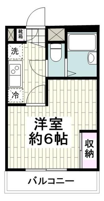 レオパレスクレスト SHINOの間取り写真