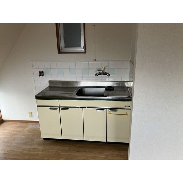 キッチン　ガスコンロ設置可能なキッチンです！