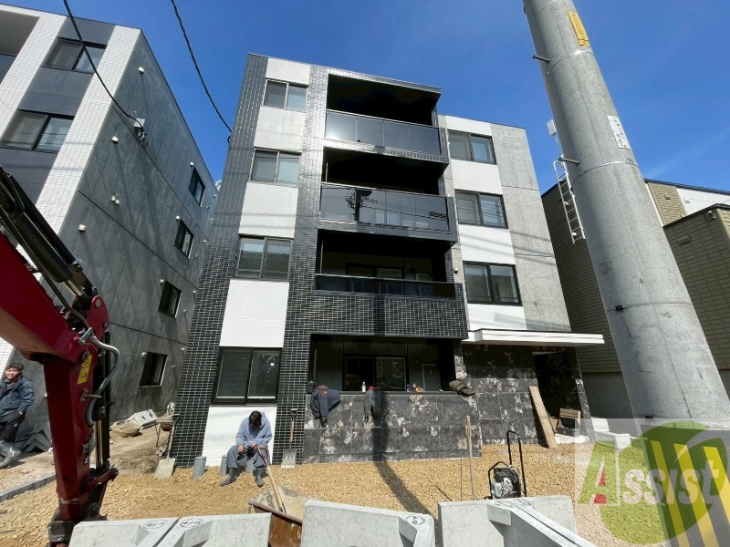 建物外観　札幌市白石区栄通「仮）シティノーブル栄通」