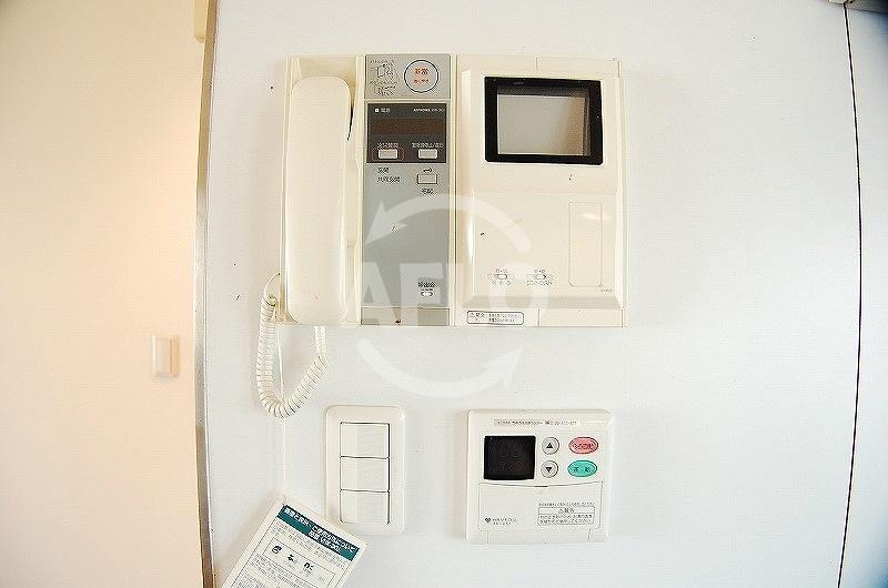 セキュリティ　アーバネックス北堀江　モニター付きインターフォン