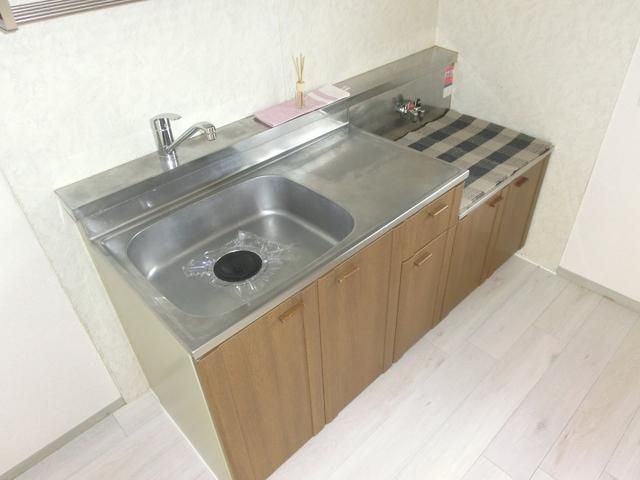 キッチン　★ガスコンロ2口設置できます★