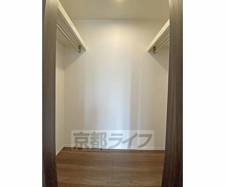 収納　ウォークインクローゼットです。