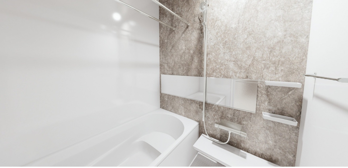 バス・シャワールーム　イメージパースので実際とは異なります