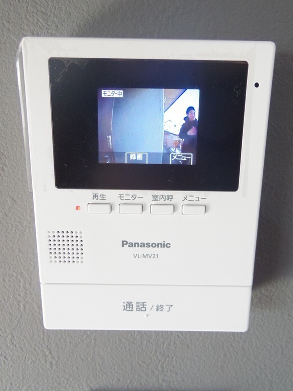 セキュリティ　モニターフォン付きです。