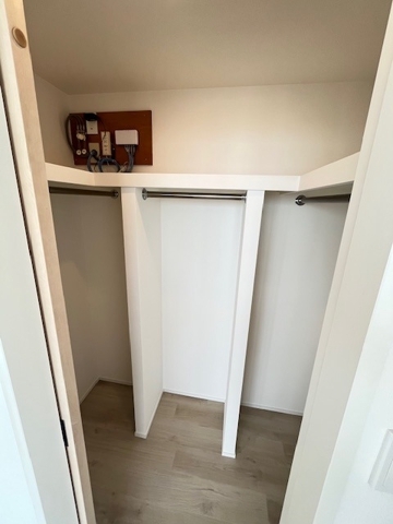 収納　大容量のウォークインクローゼット