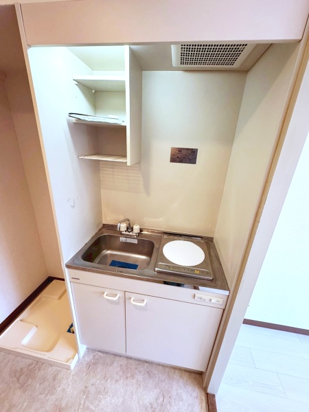 キッチン　IHコンロ１口付のキッチン