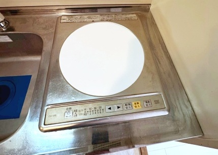 キッチン　火災の心配の少ないＩＨコンロ