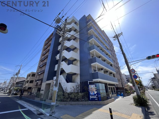 建物外観　エレベーター付きで高層階でも楽々♪