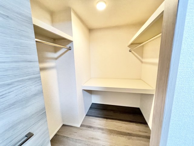 収納　たっぷりとした収納スペースです