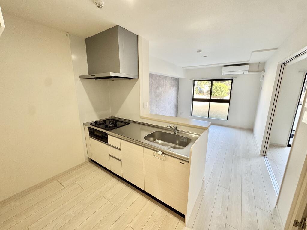 キッチン　モデルルームの写真です。