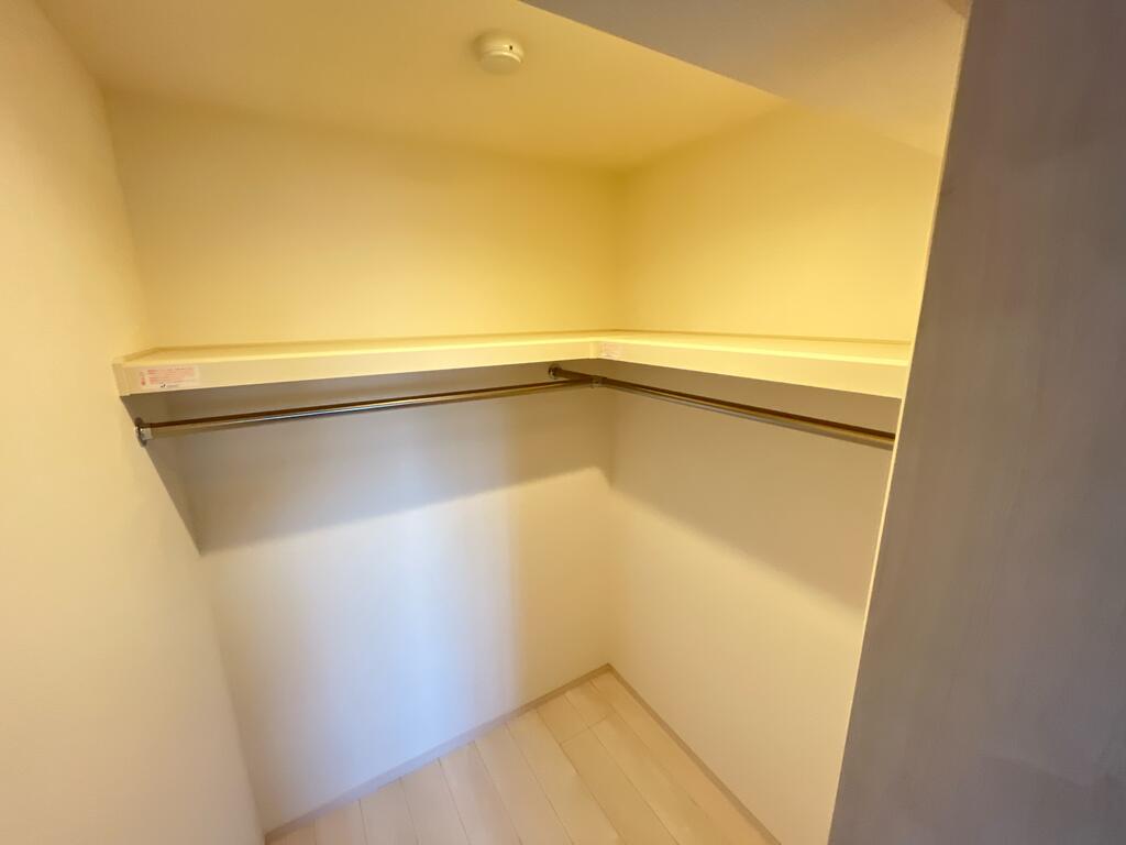 収納　モデルルームの写真です。