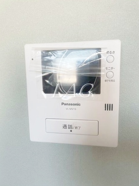 セキュリティ　モニター付きインターフォンです。