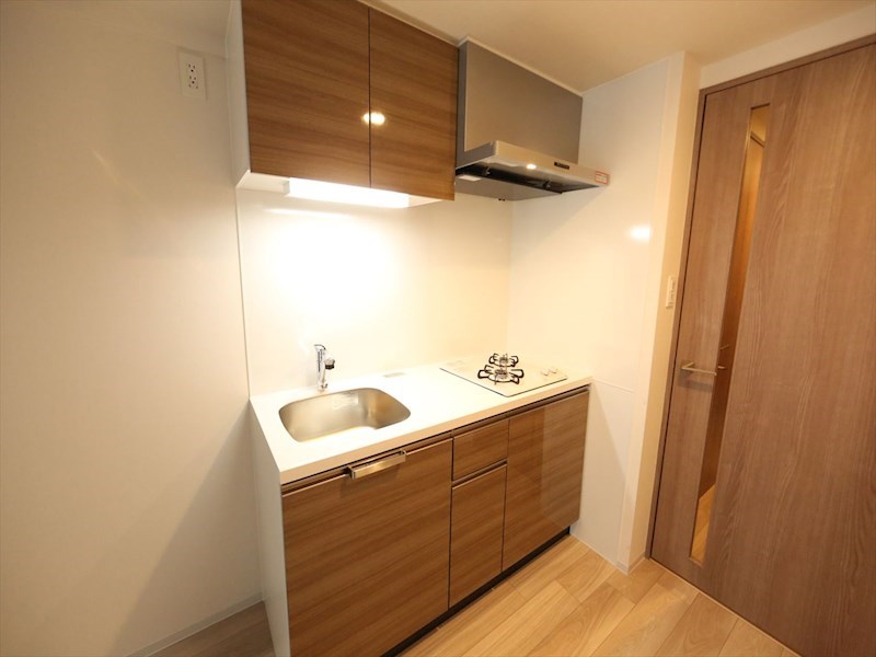 キッチン　システムキッチン（ガス2口コンロ付）