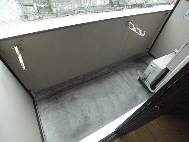 バルコニー　写真は306号（モデルルーム）