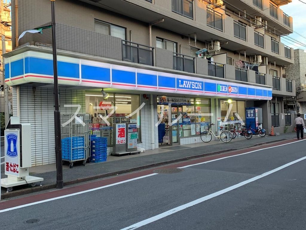 コンビニ　ローソン新蒲田1丁目店（コンビニ）まで400m