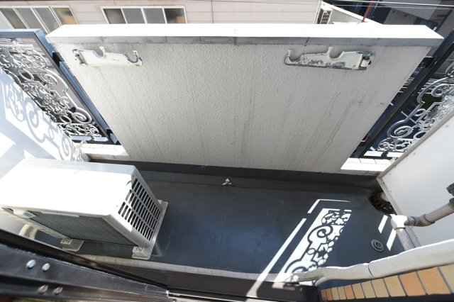 バルコニー　落ち着いた時間を過ごせるバルコニーです