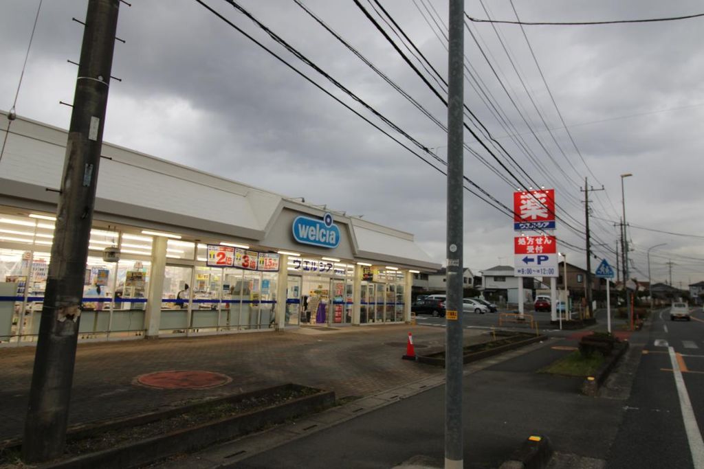 ドラックストア　ウエルシア伊奈栄店（ドラッグストア）まで590m