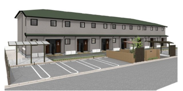 建物外観　建築中です