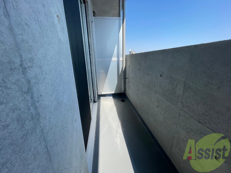 バルコニー　バルコニーです。洗濯物を干したり一息ついたりできますね！