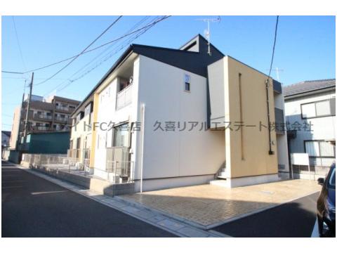 建物外観　ツートンカラーの素敵な外観！サンルーム付物件！いいね！