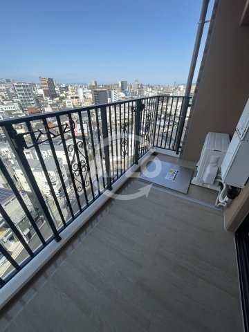 バルコニー　Luxe玉造南　バルコニー