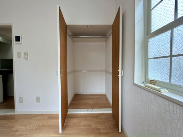 収納　収納力のあるクローゼット