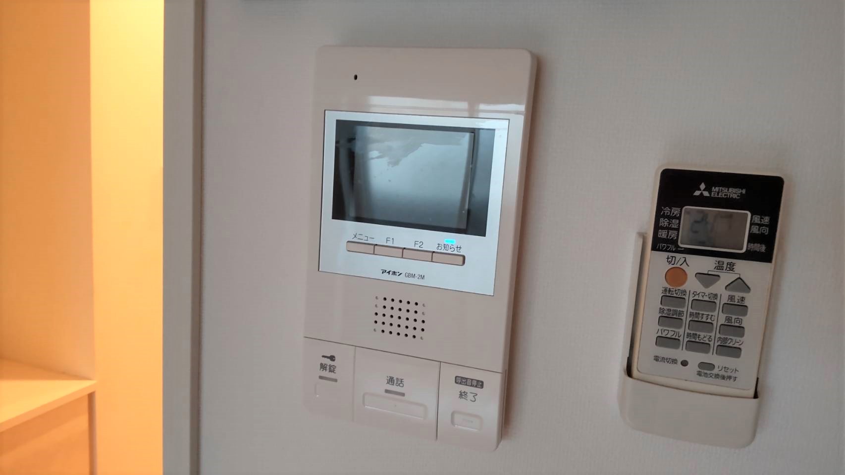 セキュリティ　TVモニター付きなので来客時も安心です
