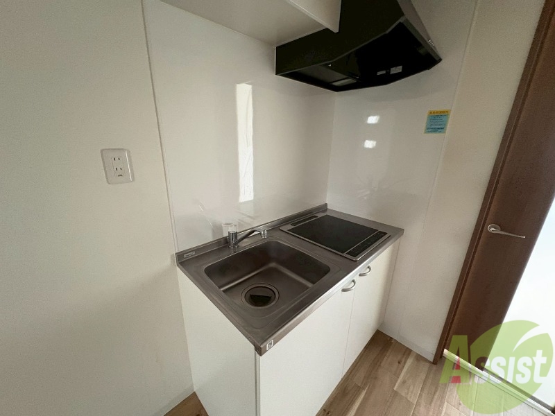 キッチン　キッチンです。シンクが広く使えるのは嬉しいですね。