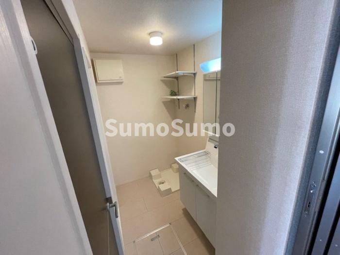 洗面設備　使いやすい洗面所です