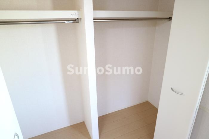 収納　たっぷりとした収納スペースです