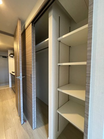 収納　十分な収納スペースがあります