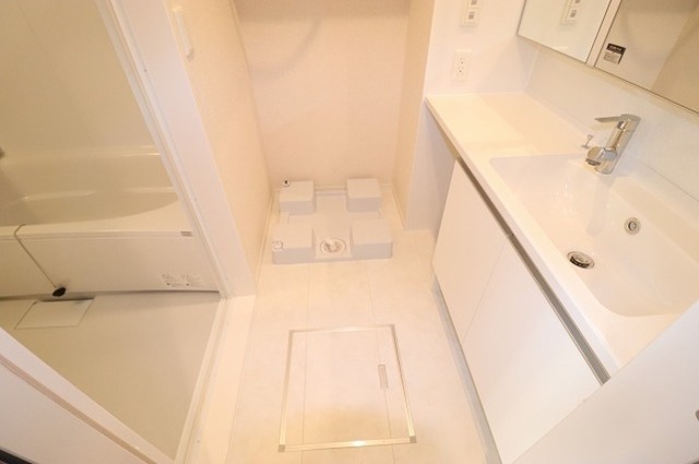 洗面設備　洗面所　洗髪洗面化粧台あり