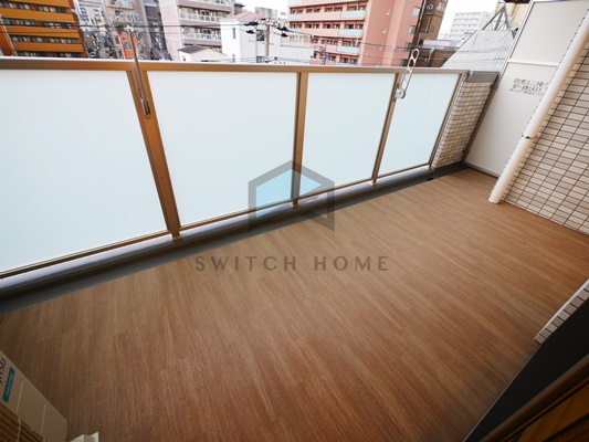 バルコニー　ワイドバルコニーで広くなっています！