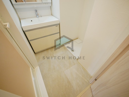 洗面設備　脱衣場です！