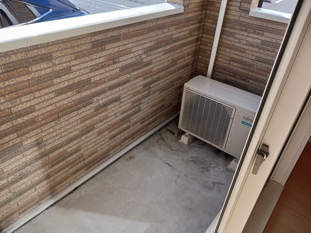 バルコニー　陽当たり良好なバルコニーです