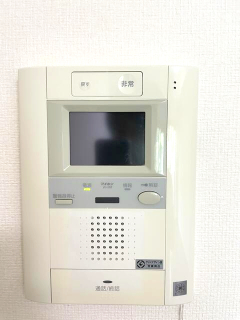 セキュリティ　モニター付きインターホンです