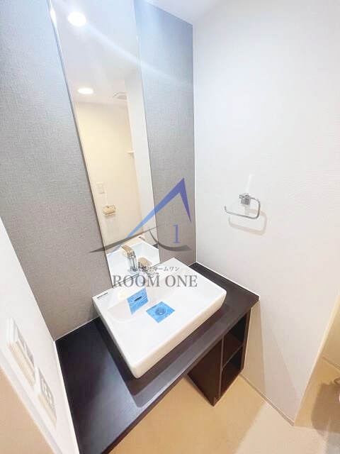 洗面設備　洗面台です。