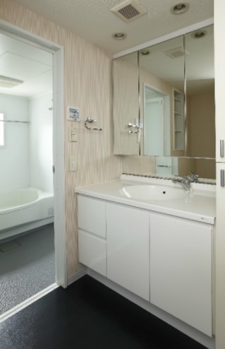 洗面設備　別部屋参考写真です