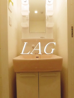 洗面設備　洗面台です。