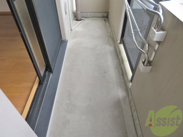 バルコニー　バルコニーは奥行きがあり、作業も余裕を持ってできそうです。