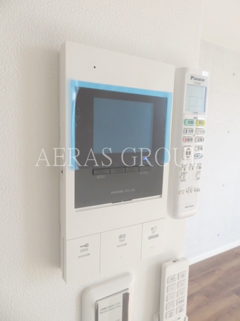 セキュリティ　モニター付きインターホン