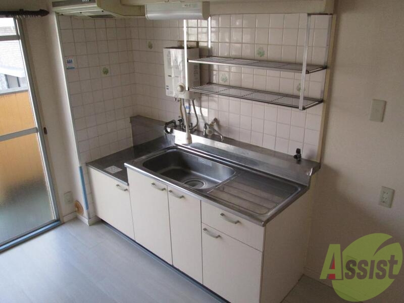 キッチン　ガスコンロ設置可能です。