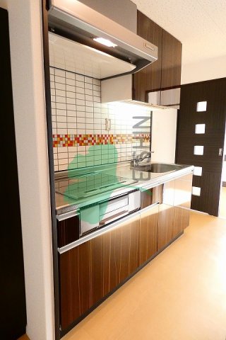 キッチン　シンプルな清潔感のあるキッチンです！