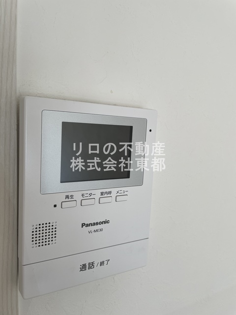 セキュリティ　訪問者が一目で分かるＴＶモニタ付インターホンです！