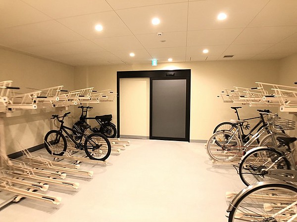 駐車場　駐輪場です。
