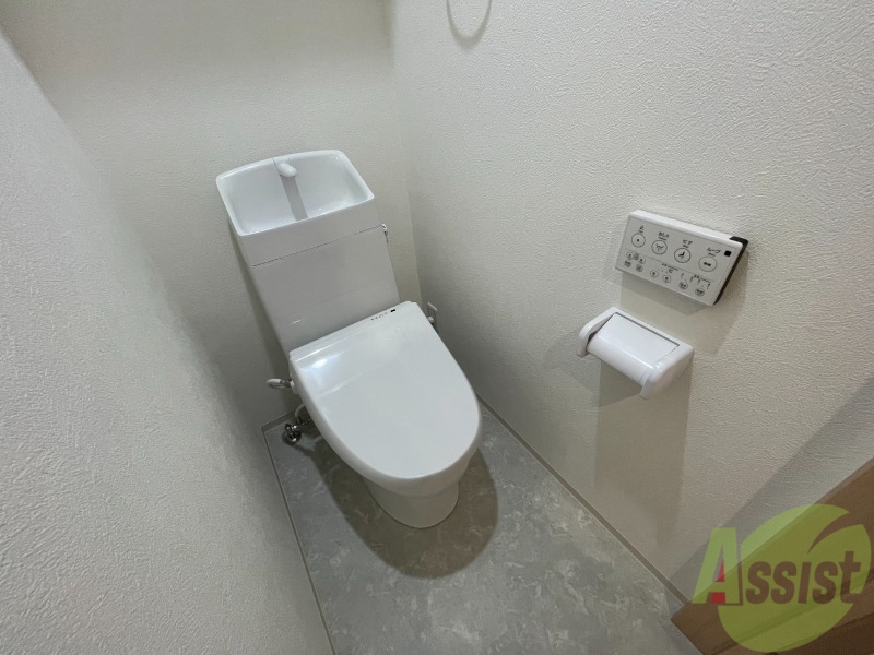トイレ　トイレが綺麗でリラックスできる空間ですね。