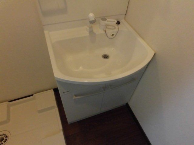 洗面設備　シャンプードレッサーの独立洗面台です。